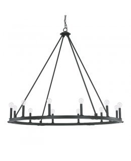 Capital Lighting 4912BI-000 Pearson 12 Light Chandelier